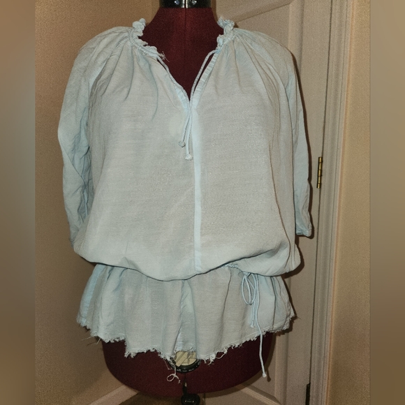 Converse Draw Waist Top - Picture 2 of 7